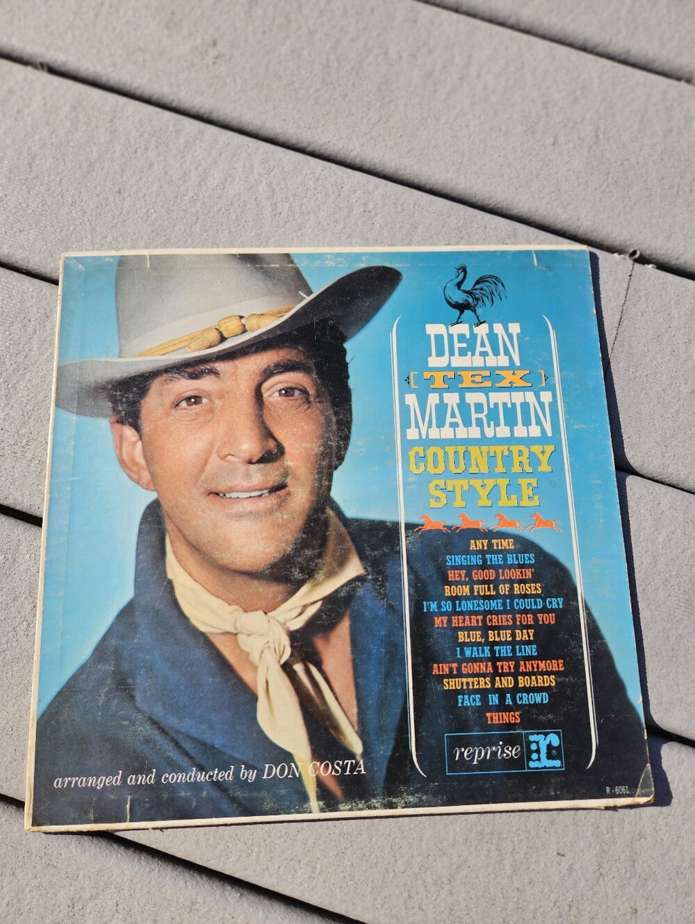 Dean Martin Tex Country Style 1963 Vinyl LP Reprise R9-6061